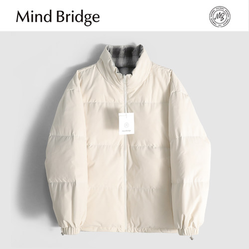 MindBridge90鸭绒/高密梭织/防风保暖立领休闲两面穿羽绒服冬MACK