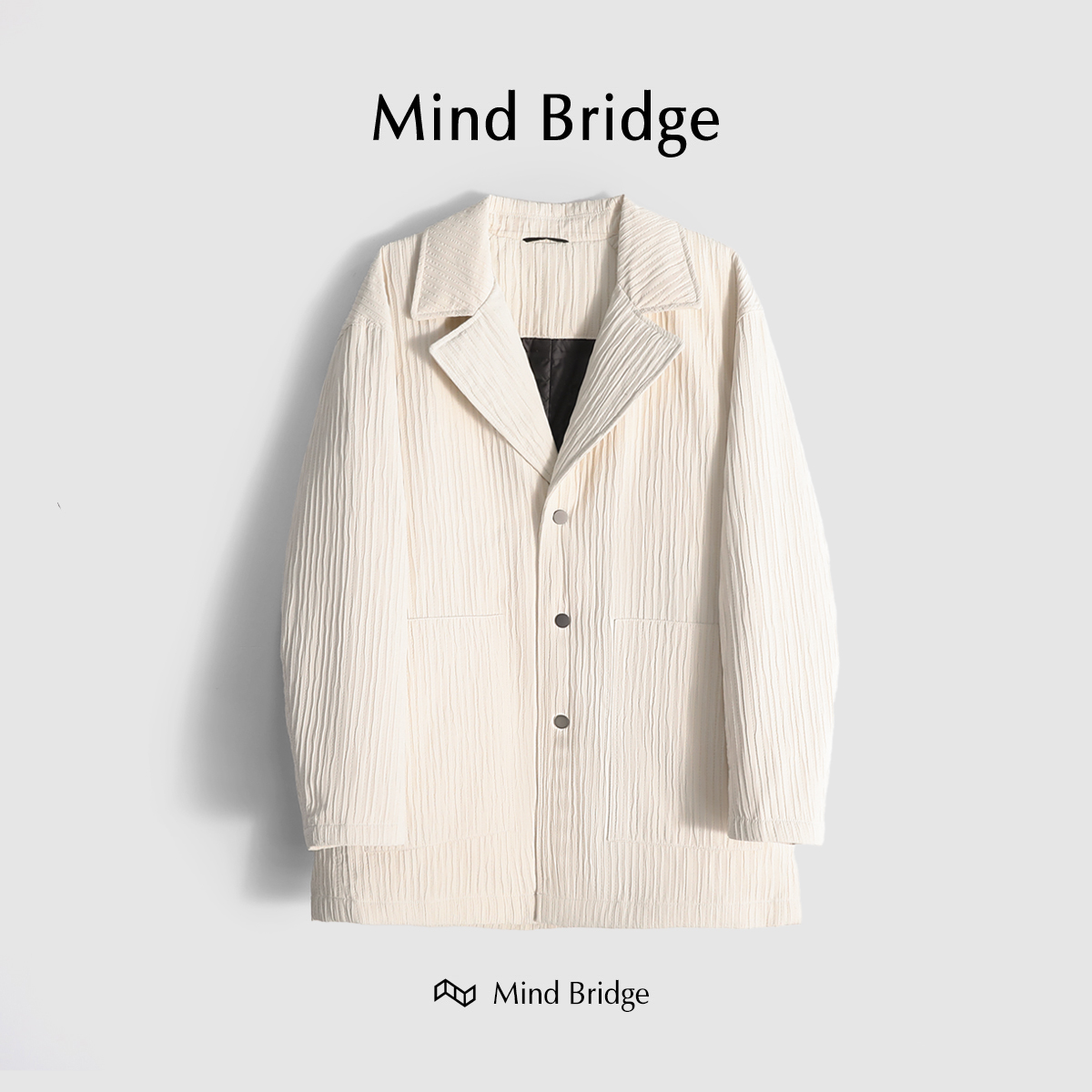 MindBridge防风保暖羽绒服白鸭绒