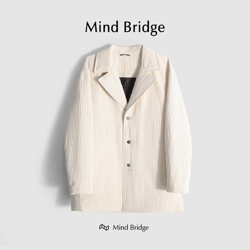 MindBridge防风保暖羽绒服白鸭绒