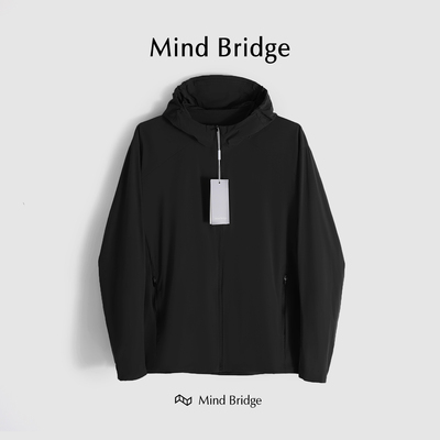 MindBridge连帽夏季休闲防晒衣潮