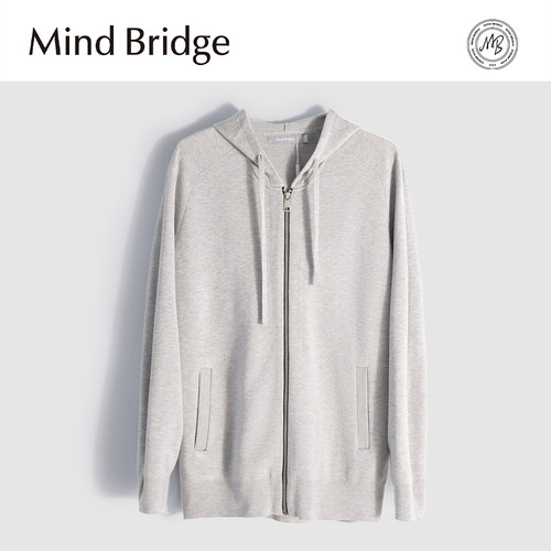 MindBridge绵羊毛卫衣桑蚕丝保暖