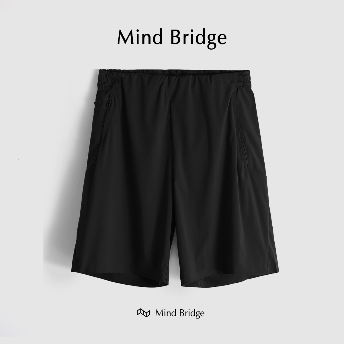 MindBridge短裤宽松休闲透气速干