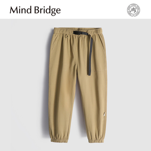 户外运动透气休闲宽松束脚长裤 秋季 男MA60 100%精梳棉 MindBridge