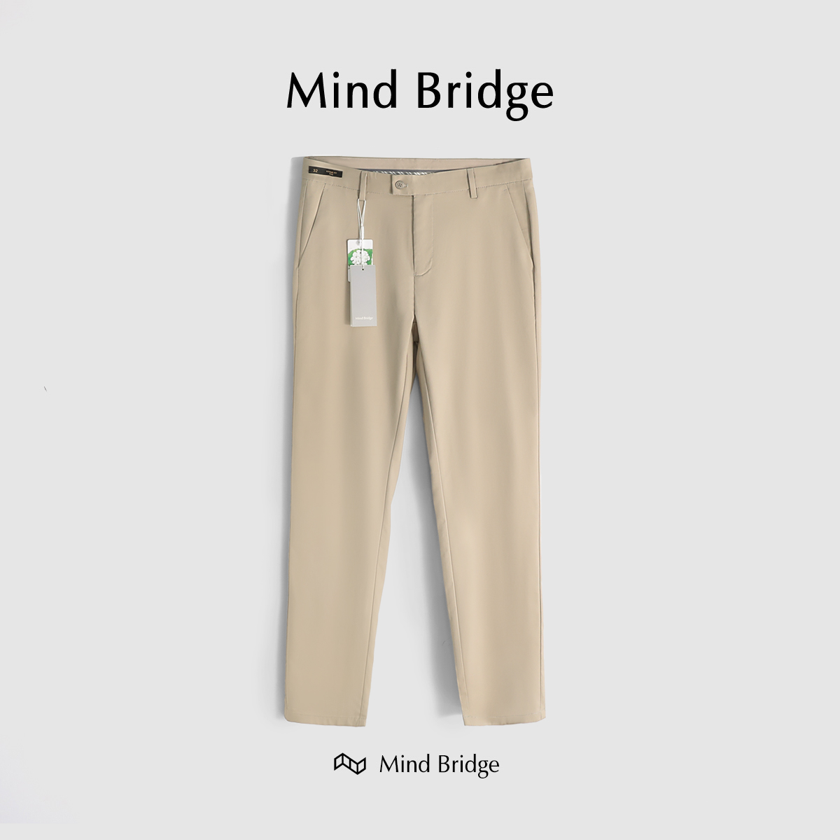 MindBridge长裤直筒冰凉感休闲裤
