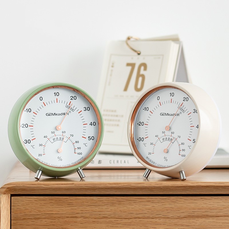 室内温度计家用精准干湿度计婴儿房专用创意摆件高精准高档室温计