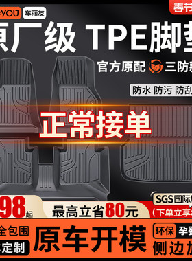 TPE汽车脚垫全包围适用于A4L迈腾Q5L帕萨特凯美瑞雅阁A6途观L星越