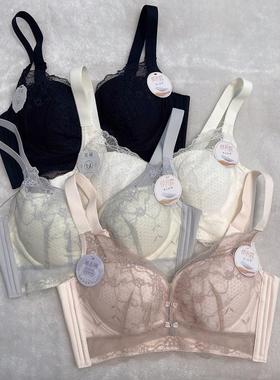 新款9947超薄BC纸片杯蕾丝性感透气内衣聚拢调整型无磁无钢圈文胸