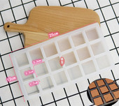 秦匠九宫格生巧硅胶模具18格3.3x3.3x1.7cm红糖黑糖姜糖模具冰格