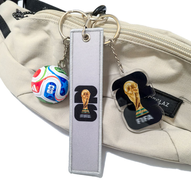 2026美加墨世界杯足球纪念品钥匙扣包包挂件彩票店酒吧活动小礼品