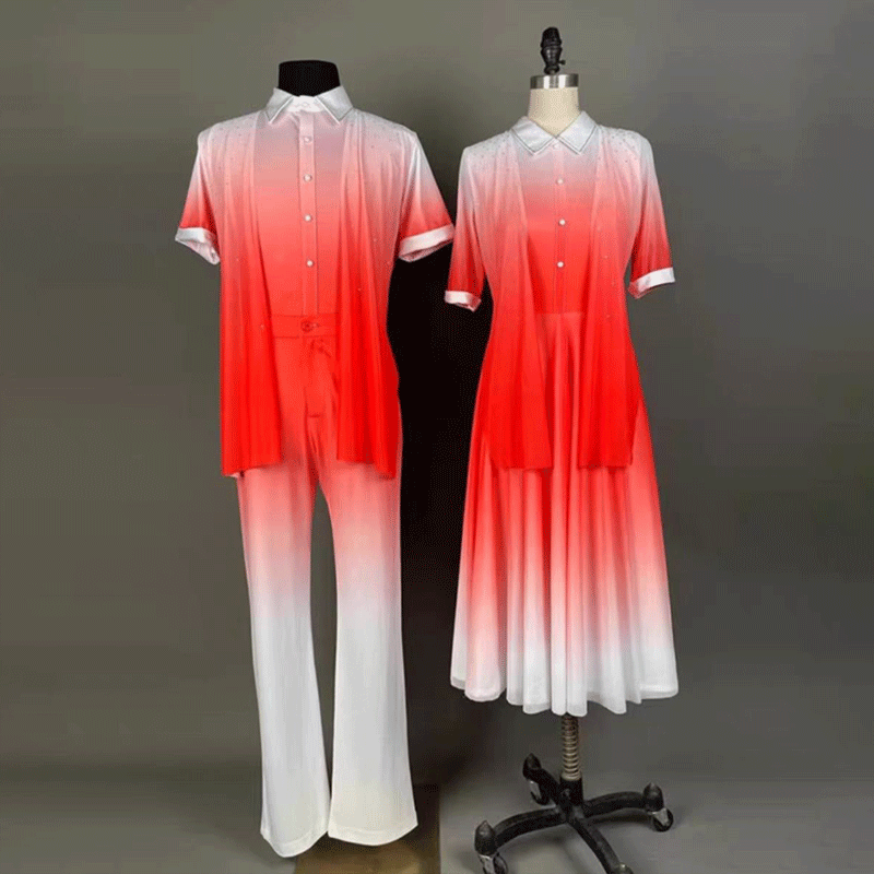 新款现代舞演出服男女中学