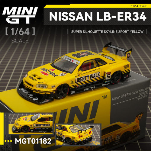 MINIGT1/64天际线合金车模