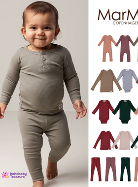 6折 丹麦代购Marmar copenhagen圣诞系列22aw 中扣长袖上衣打底裤