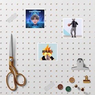 122张小黑子表情包贴纸鸡你太美坤坤打篮球沙雕搞笑装饰防水贴纸