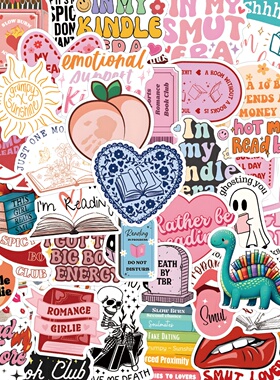 55张新款 smut book 个性创意装饰diy涂鸦贴纸防水自粘贴纸