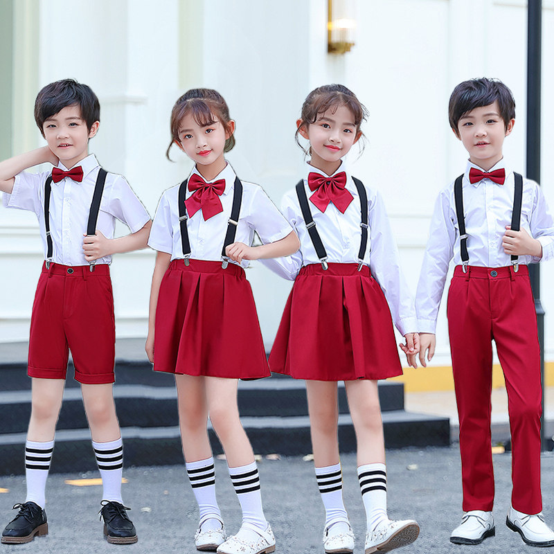 六一儿童合唱演出服男女童表演套装幼儿园园服小学生校服朗诵服装