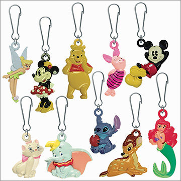 玩物尚志 DISNEY 迪士尼 浮雕造型 彩色金属材质 挂扣扭蛋 YUJIN