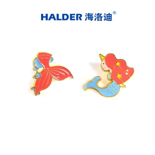 尾巴胸针 卡通 锦鲤 美人鱼 HALDER原创 可爱徽章小饰品