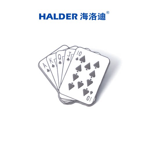 扑克牌胸针海洛迪棋牌原创男女