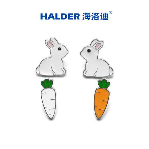 海洛迪情侣萝卜菊花胸针徽章明星