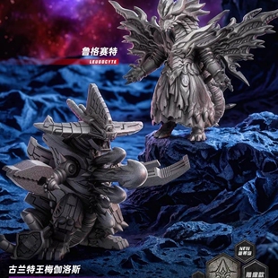 正版奥特曼16弹橡皮人偶雕像古兰特王梅伽洛斯XP卡碎片全套盲盒