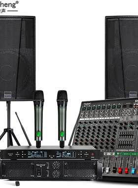 DEPUSHENG F15专业单15寸会议音响套装远程视像音箱系统多媒体室