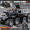 Large alloy conqueror eight wheeled off-road vehicle+2 special police dolls