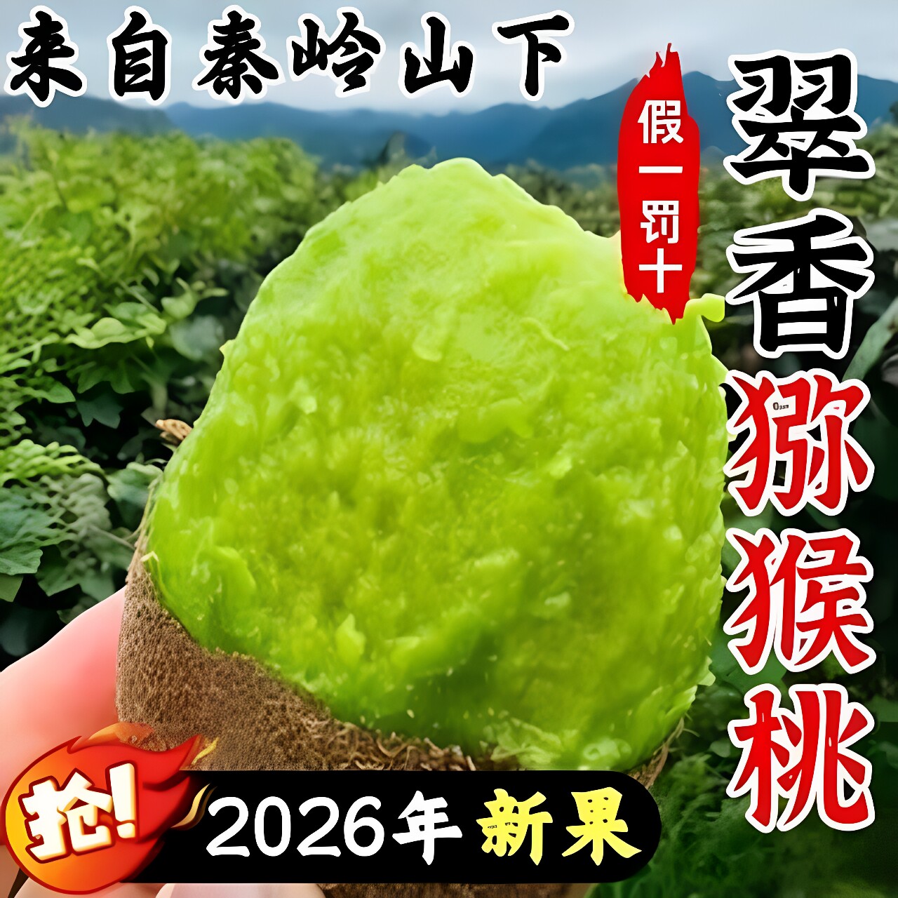 陕西周至翠香猕猴桃正宗产地直发奇异果/猕猴桃