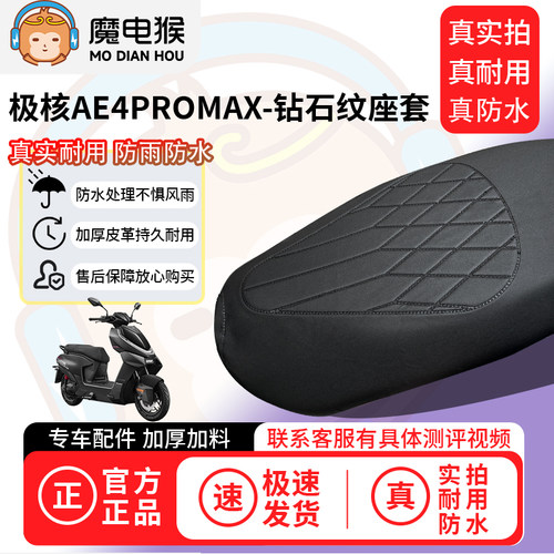 适用于【极核ae4promax电动车座套】坐垫套防水坐垫专用四季通用