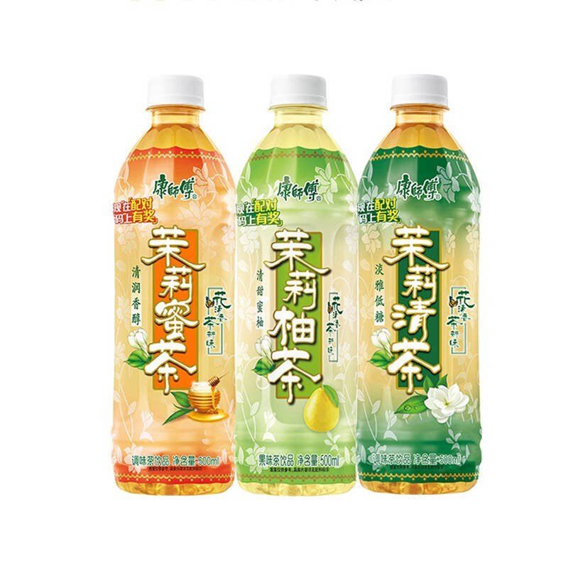 康师傅茉莉茶 清茶蜜茶柚子500ml 新加坡本地发货