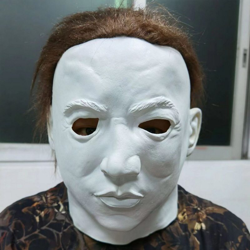 月光光心慌慌梅杰面具 万圣节cosplay麦克梅尔迈尔斯头套恐怖面具