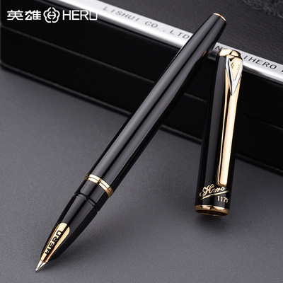 英雄钢笔商务10K金尖高档送礼