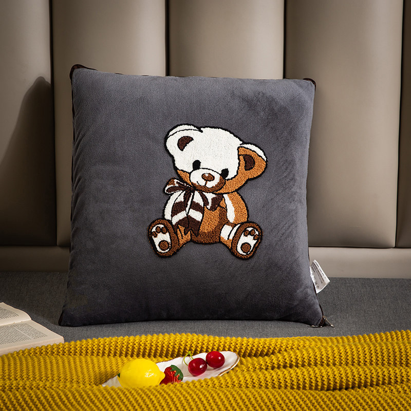 加厚抱枕被子两用办公室午睡毯多功能车用车载靠枕靠垫折叠二合一