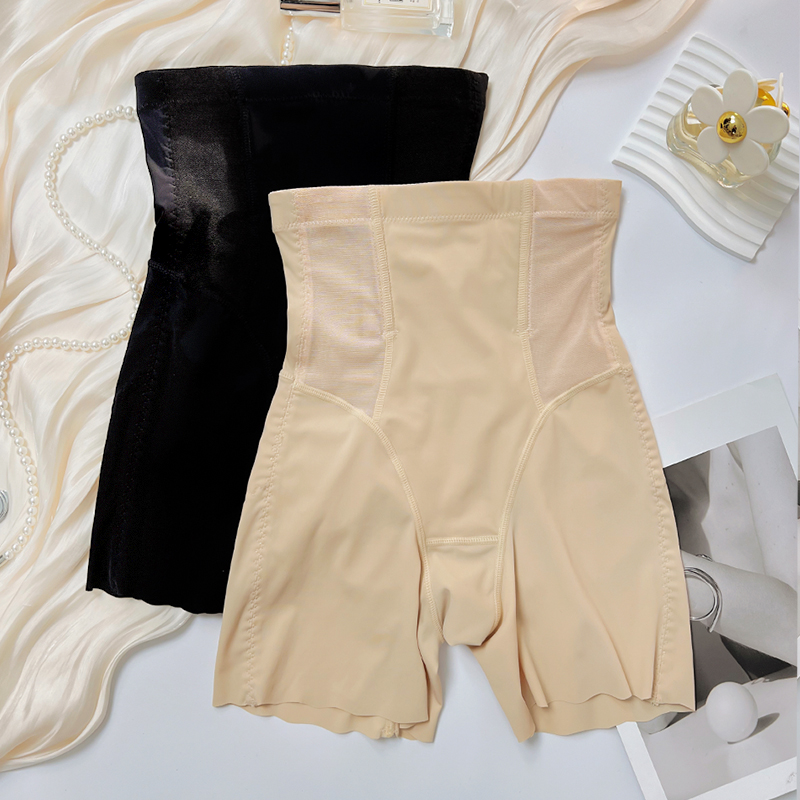 高腰收腹提臀安全裤无痕透气