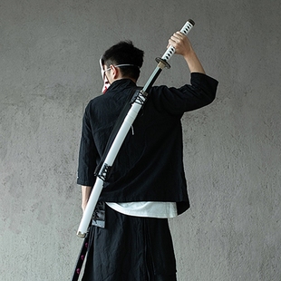 早川秋链锯人单木刀剑肩背带背包挂腰带cos动漫武器袋套刀挂包邮