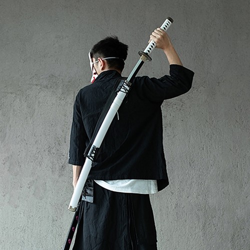 早川秋链锯人单木刀剑肩背带背包挂腰带cos动漫武器袋套刀挂包邮
