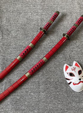 索隆鬼彻武士把玩道具竹木制送礼