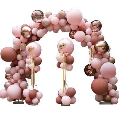 气球拱门婚礼布置订婚场景