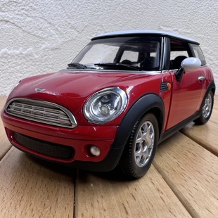 双门轿车汽车模型摆件场景摆设 24宝马迷你2007款