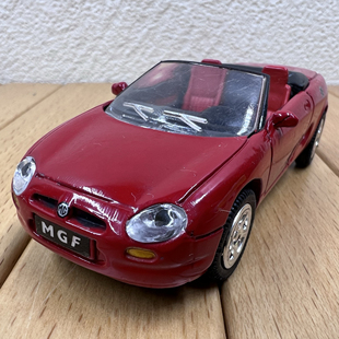 1:43名爵1996款MGF跑车合金汽车模型摆件 敞篷车场景摆设