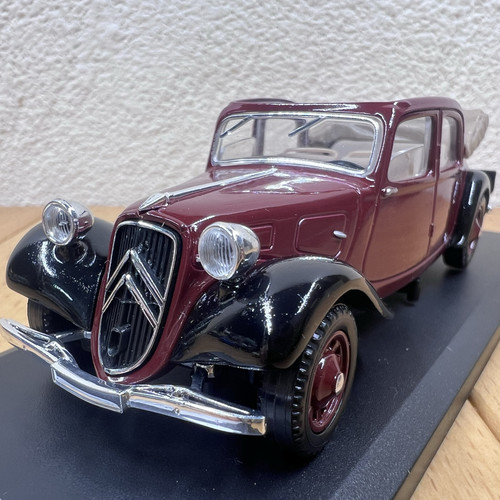 1:43雪铁龙1938款11B汽车合金模型摆件车敞篷老爷车场景摆设