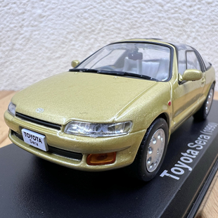 43丰田1990款 塞拉跑车合金汽车模型摆件丰田Sera小蜜蜂场景摆设
