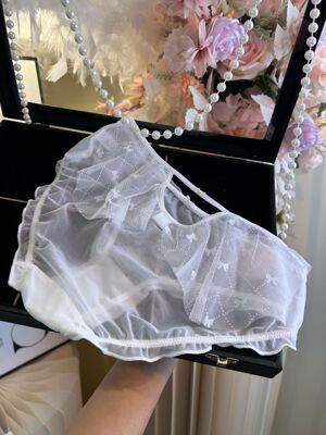 5.99一条3条包邮蕾丝内裤女士性感镂空纯欲半透明网纱透气轻薄裤
