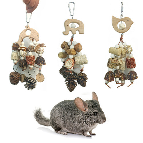 龙猫专用解闷苹果枝干磨牙棒零食