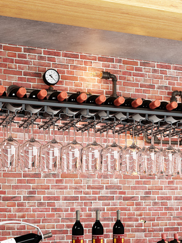 酒杯架倒挂酒瓶架红酒架子摆件创意酒架红酒杯挂架高脚杯悬挂杯架