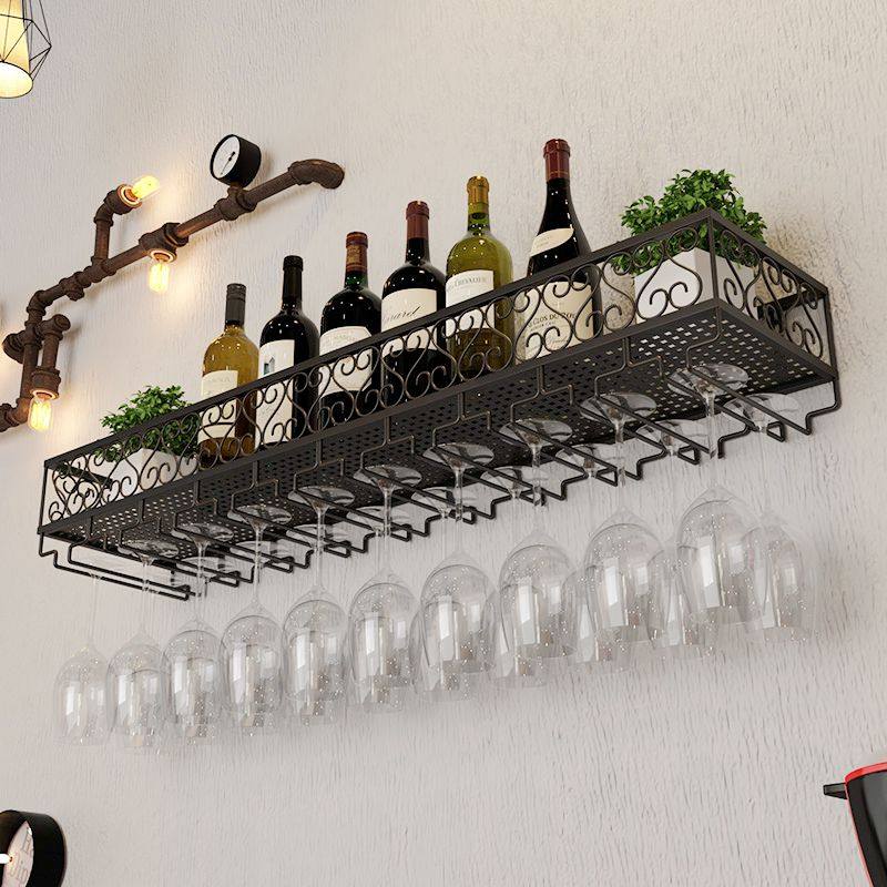 壁挂红酒架子高脚杯架倒挂红酒杯架挂定制酒柜客厅靠墙酒架置物架,餐饮具,酒架,淘宝优惠券,粉丝福利购,淘宝优惠卷