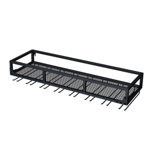 挂墙壁上酒架吧台红酒杯杯架倒挂餐厅欧式悬挂式酒柜置物架展示架