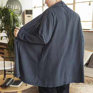 2025秋季汉服开衫男风衣男士披风外套D263P90图片