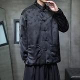 2025新中式复古风改良唐装盘扣外套上衣D942P105，男装民族服装，星座312B-2