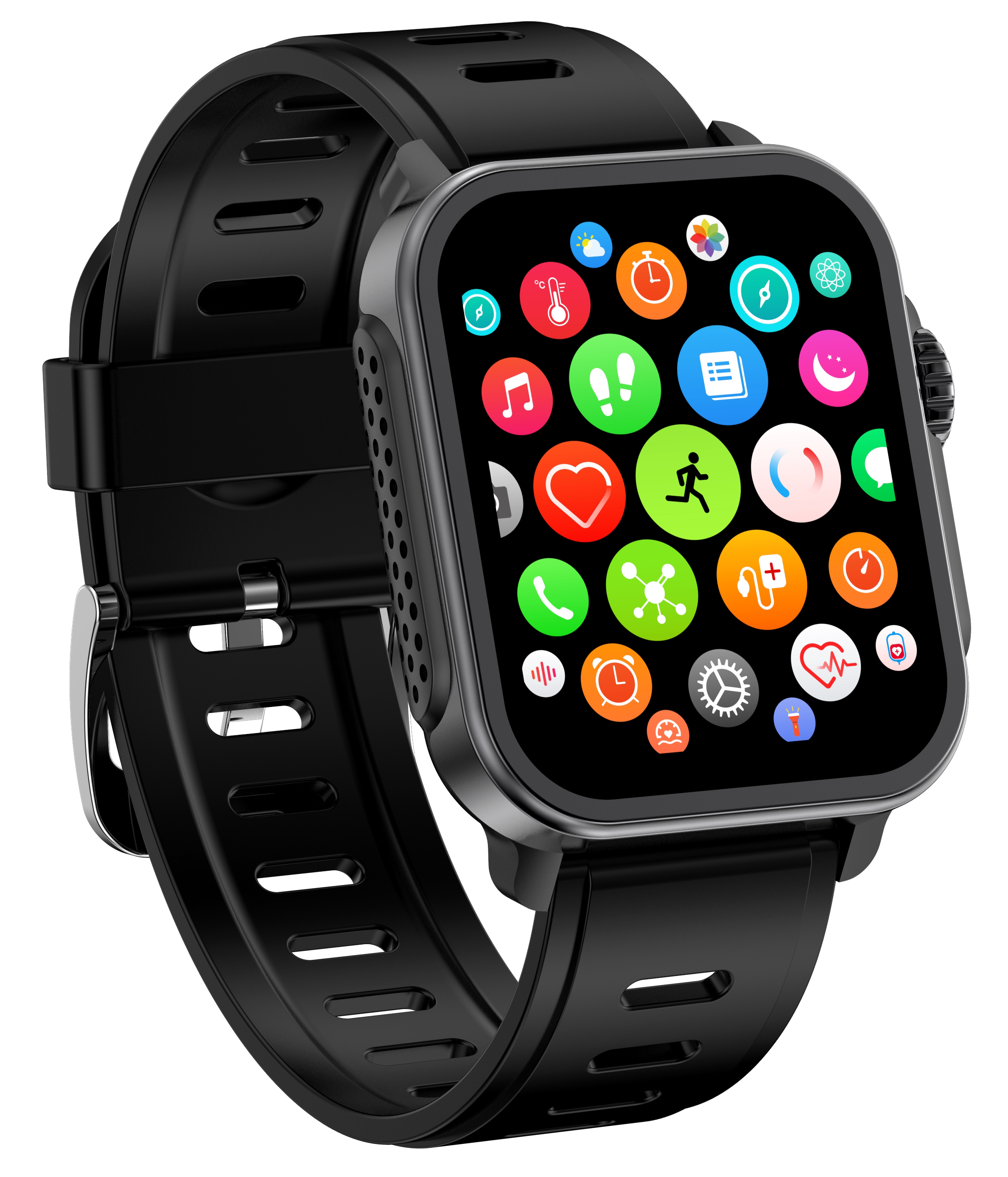 24시간 완전 자동 모니터링 고정밀 무통 혈당 측정 시계 스마트 팔찌 혈압 체온 혈중 산소 심박수