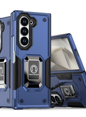 指环扣支架一体适用三星zfold7手机壳新款galaxyzfold6折叠屏zflod5军士防摔flod4保护套w24全包zfd7磁吸外壳